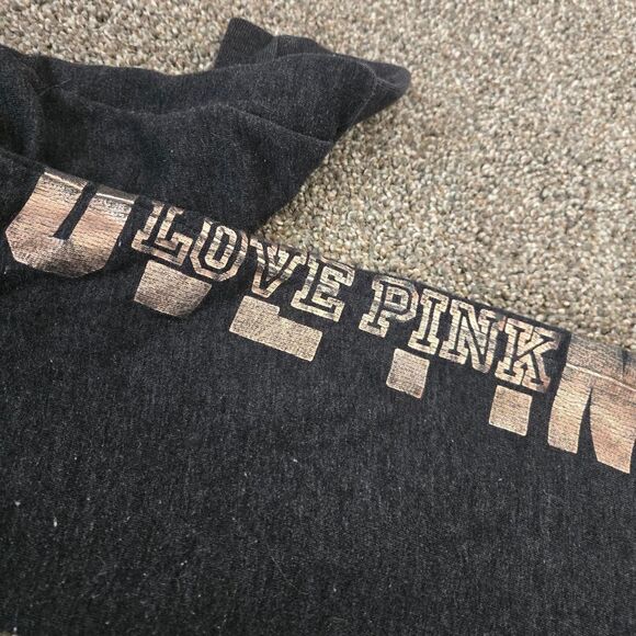 Women's Victoria's Secret Pink Y2K 2000s Gold Love Sweatpants Extra Small - Picture 4 of 6